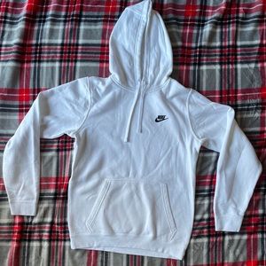White Nike sweatshirt